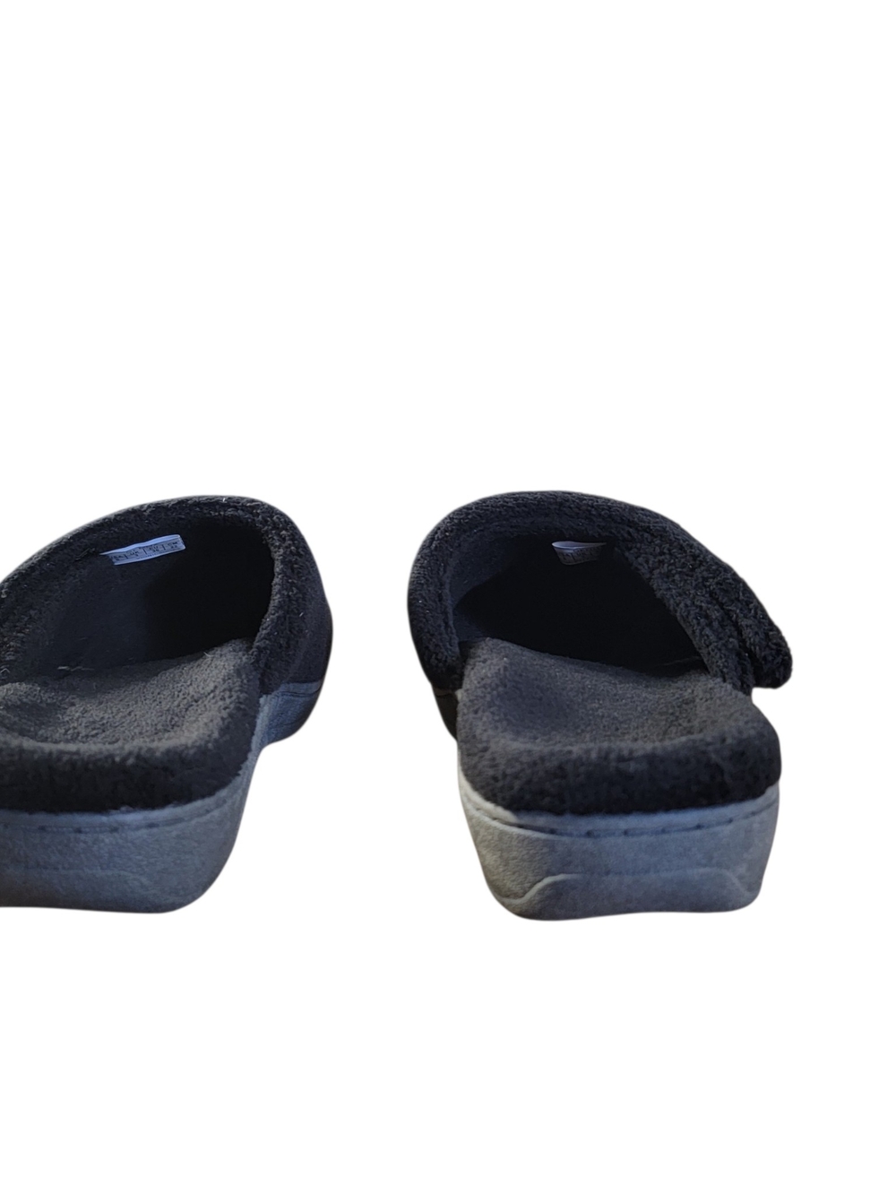 Vionic Black Plush Slide - Picture 4 of 5